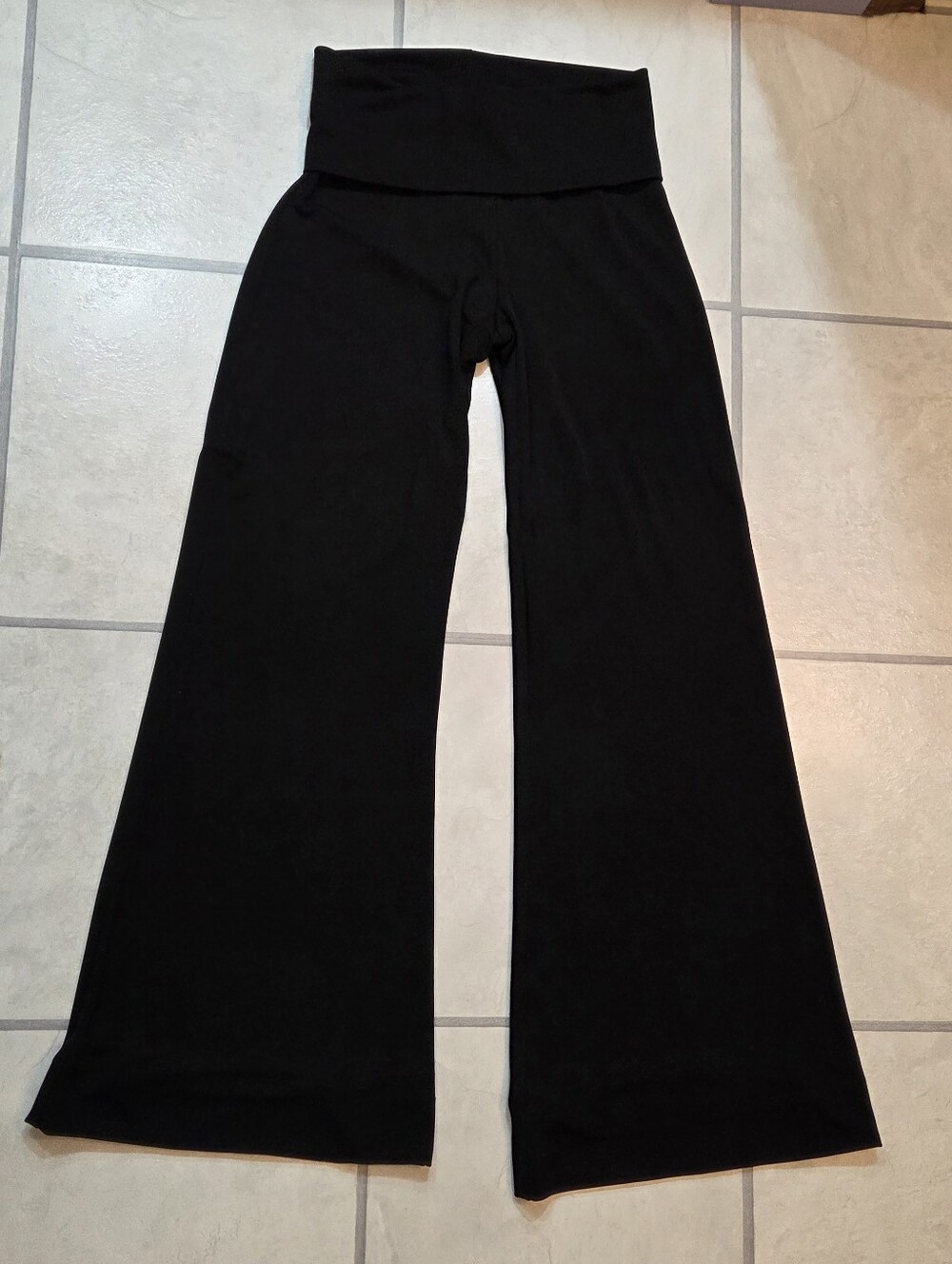 Cache Black Pants Flare Leg- Sz S  Y2k Era